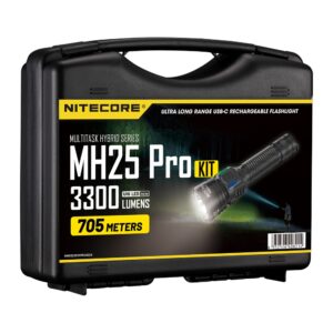 Nitecore MH25 Pro KIT: linterna de largo alcance de 3.300 lúmenes