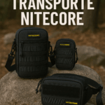 Accesorios de transporte Nitecore presentados en exterior