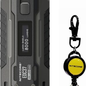 Nitecore EDC37: linterna EDC plana recargable de 8000 lúmenes