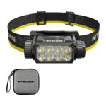 nitecore hc75 uhe frontal recargable de 3000 lumenes con zoom electron fondo blanco