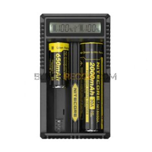 Nitecore UM20 · Cargador doble USB para baterías Li-ion e IMR