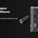 Dónde comprar linternas Nitecore originales: qué comprobar antes de pagar 3 Linternas Nitecore TM20K, EDC37, EDC31 sobre fondo oscuro