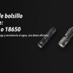 Linterna de bolsillo recargable: cómo elegirla (batería integrada o 18650, USB-C y resistencia al agua) 3 Linternas Nitecore EDC31, MT1C PRO, MT2C PRO sobre fondo oscuro