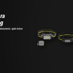 Linterna frontal para carpfishing: qué mirar (enfoque, luz roja, autonomía) y qué modelos Nitecore encajan 3 Linternas Nitecore HC75 UHE, NU43, NWL30 sobre fondo oscuro