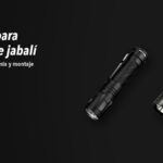 Linternas Nitecore MT2C PRO, EX7 sobre fondo oscuro
