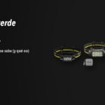 Linternas Nitecore NU43, HC75 UHE, NU25 MCT sobre fondo oscuro