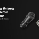 Linternas Nitecore P20IX, TM9KPRO sobre fondo oscuro