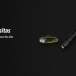 Linternas Nitecore NU25 MCT, MT2C PRO, EDC31 sobre fondo oscuro