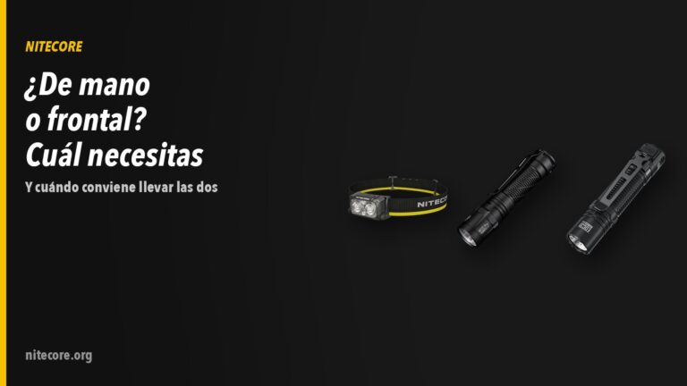 Home-new 17 Linternas Nitecore NU25 MCT, MT2C PRO, EDC31 sobre fondo oscuro