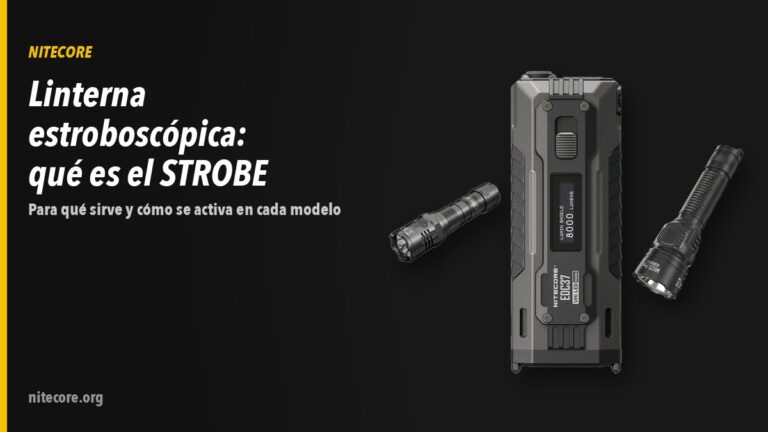 Home-new 18 Linternas Nitecore P20IX, EDC37, MH25PRO sobre fondo oscuro