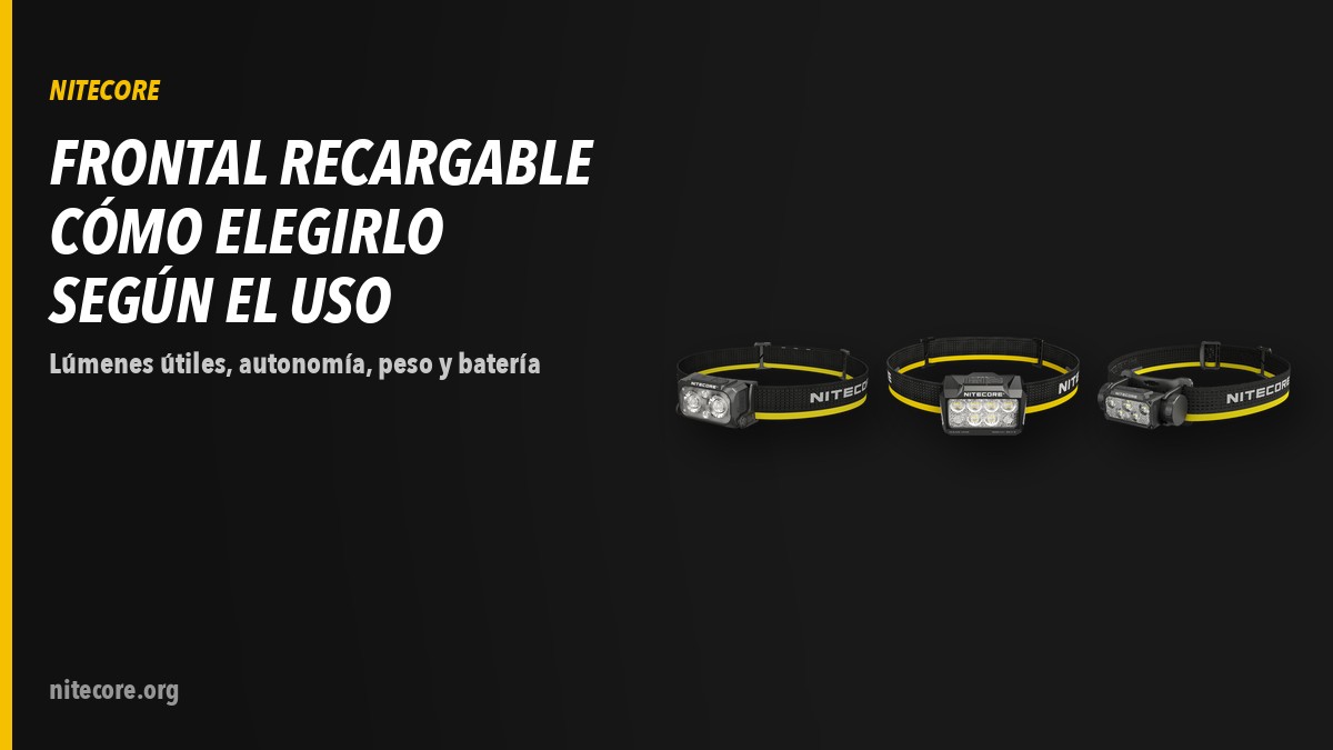 Linternas Nitecore NU25 MCT, HA25 UHE, 5e2474f1e2b6 sobre fondo oscuro