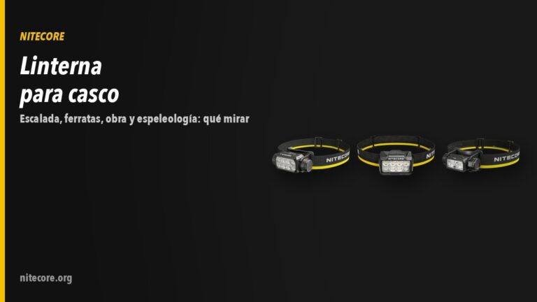 Home-new 17 Linternas Nitecore HC75 UHE, HA25 UHE, NU53 sobre fondo oscuro