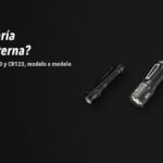 Linternas Nitecore MT2C PRO, MT1C PRO, P20IX sobre fondo oscuro