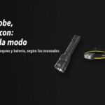Linternas Nitecore MH25PRO, NU25 MCT, EDC31 sobre fondo oscuro