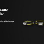Linternas Nitecore NU25 MCT, HA25 UHE, TIKI sobre fondo oscuro