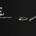 Linternas Nitecore HC75 UHE, P20IX, NU25 MCT sobre fondo oscuro