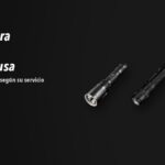 Regalo para un policía: qué linterna regalar (y qué mirar antes) 3 Linternas Nitecore SRT7BLACK, MT2C PRO, P20IX sobre fondo oscuro